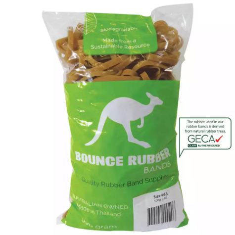 Picture of BOUNCE RUBBER BANDS SIZE 63 500G