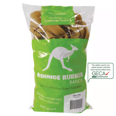 Picture of BOUNCE RUBBER BANDS SIZE 106 500G