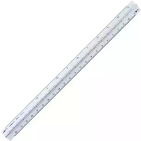 Picture of LINEX 321 TRIANGULAR SCALE RULER 300MM WHITE