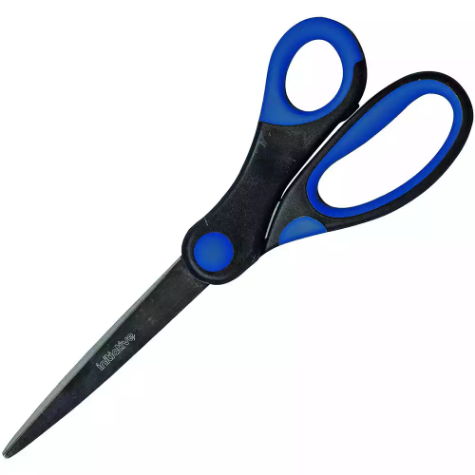 Picture of INITIATIVE SOFT GRIP SCISSORS 205MM BLACK/BLUE