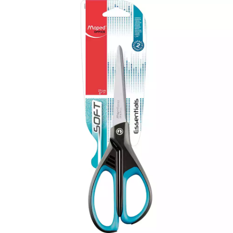 Picture of MAPED ESSENTIALS SOFT SCISSORS 210MM BLUE