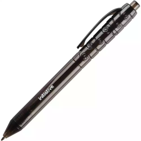 Picture of INITIATIVE ECOWISE RECYCLED RETRACTABLE BALLPOINT PEN 1.0MM BLACK BOX 12