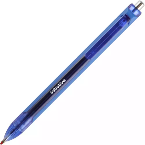 Picture of INITIATIVE GEL INK RETRACTABLE BALLPOINT PEN 0.7MM BLUE BOX 12