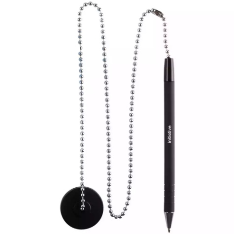 Picture of INITIATIVE CAPTIVE BALLPOINT PEN 1.0MM BLACK