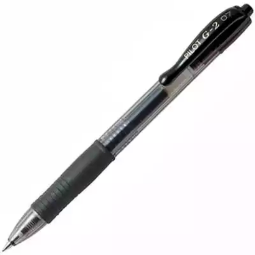 Picture of PILOT G2 RETRACTABLE GEL INK PEN 0.7MM BLACK