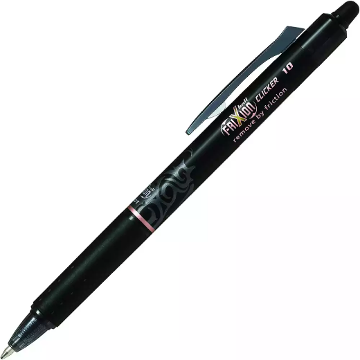 Picture of PILOT FRIXION CLICKER RETRACTABLE ERASABLE GEL INK PEN 1.0MM BLACK