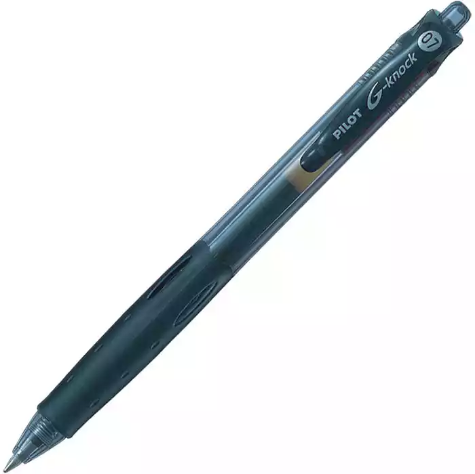 Picture of PILOT BEGREEN G-KNOCK RETRACTABLE GEL INK PEN 0.7MM BLACK