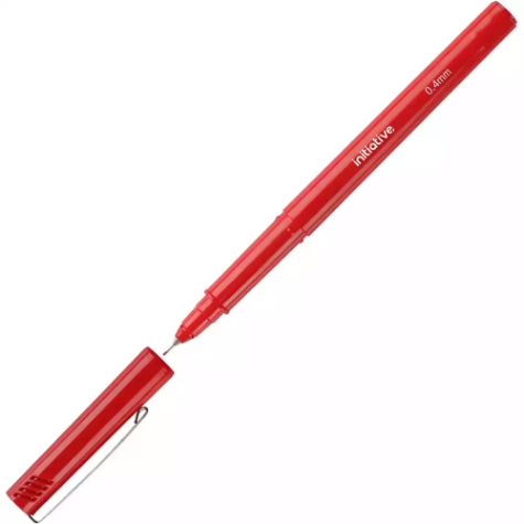 Picture of INITIATIVE FINELINER PEN 0.4MM RED