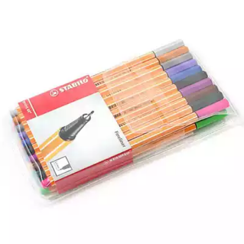 Picture of STABILO 88 POINT FINELINER PEN 0.4MM ASSORTED PACK 20