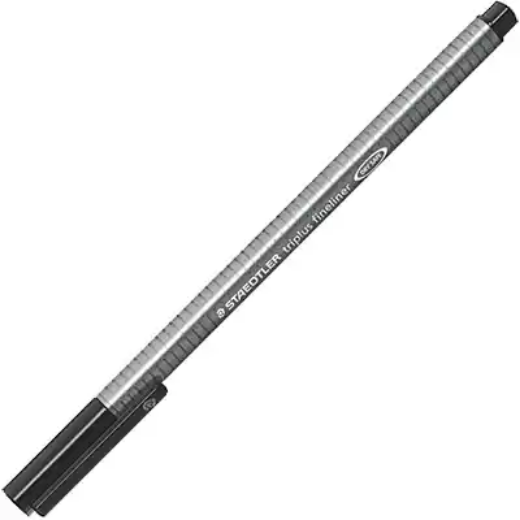 Picture of STAEDTLER 334 TRIPLUS FINELINE PEN BLACK