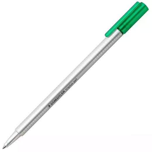 Picture of STAEDTLER 462 TRIPLUS GEL PEN 0.7MM GREEN BOX 10