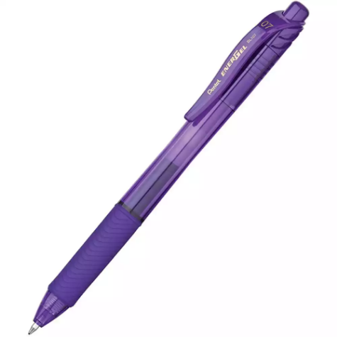 Picture of PENTEL BL107 ENERGEL-X RETRACTABLE GEL INK PEN 0.7MM VIOLET