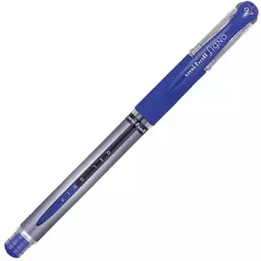 Picture of UNI-BALL UM151 SIGNO GEL GRIP COMFORT GEL INK PEN 0.7MM BLUE