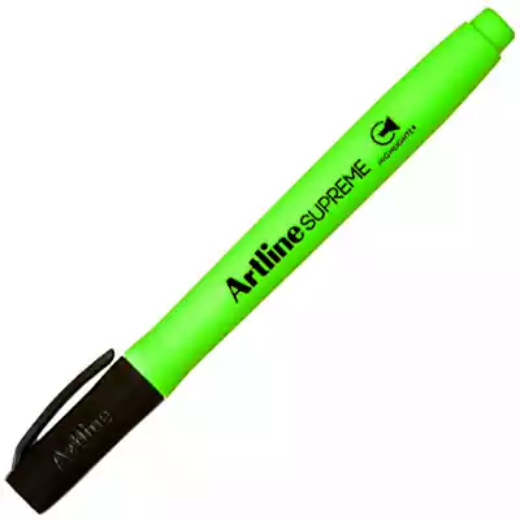 Picture of ARTLINE SUPREME ANTIMICROBIAL HIGHLIGHTER CHISEL GREEN