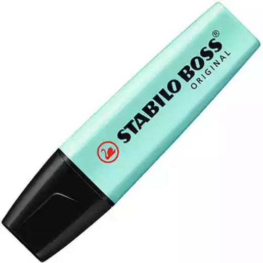 Picture of STABILO BOSS HIGHLIGHTER CHISEL PASTEL TOUCH OF TURQUOISE