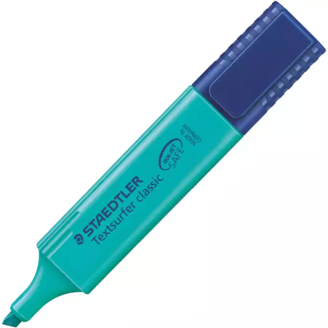 Picture of STAEDTLER 364 TEXTSURFER CLASSIC HIGHLIGHTER CHISEL TURQUOISE