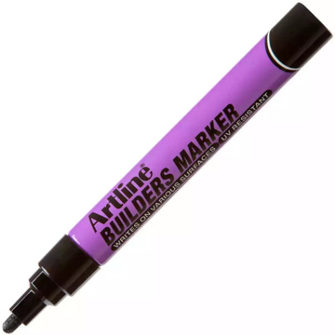 Picture of ARTLINE BUILDERS PERMANENT MARKER BULLET 1.5MM BLACK