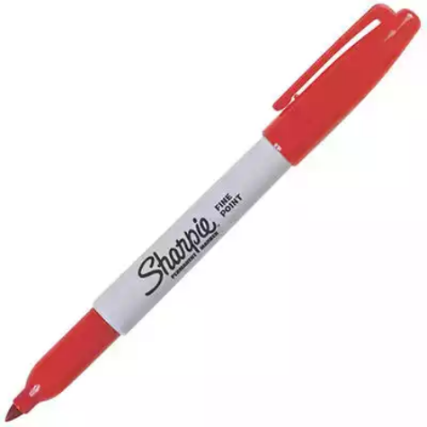 Picture of SHARPIE PERMANENT MARKER BULLET FINE 1.0MM RED BOX 12