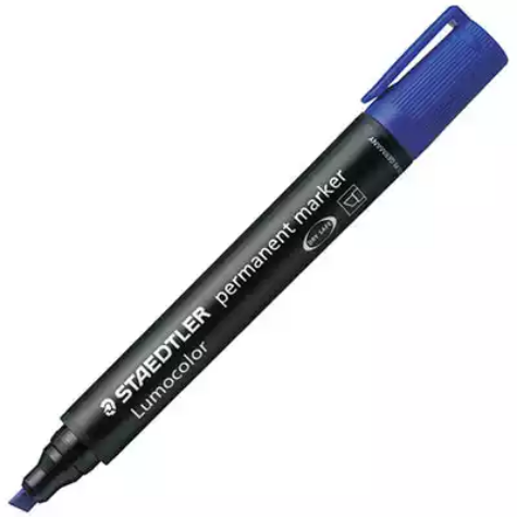 Picture of STAEDTLER 350 LUMOCOLOR PERMANENT MARKER CHISEL 5.0MM BLUE