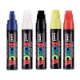 Picture of POSCA PC-17K PAINT MARKER CHISEL EXTRA BROAD 15MM ASSORTED BOX 5