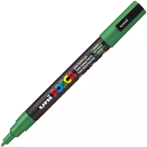 Picture of POSCA PC-3M PAINT MARKER BULLET FINE 1.3MM GREEN