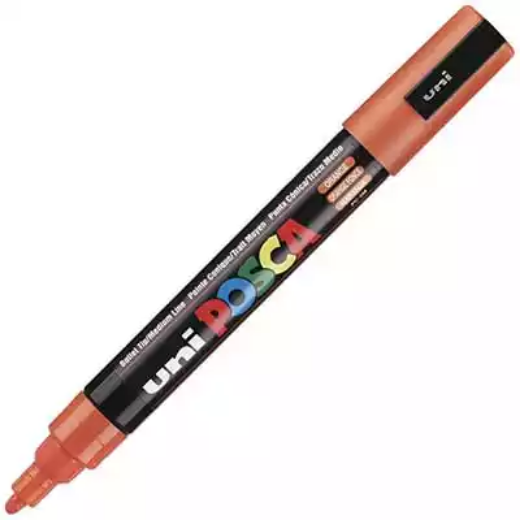 Picture of POSCA PC-5M PAINT MARKER BULLET MEDIUM 2.5MM ORANGE