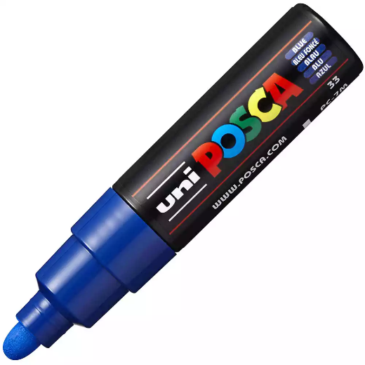 Picture of POSCA PC-7M PAINT MARKER BULLET BOLD 5.5MM BLUE