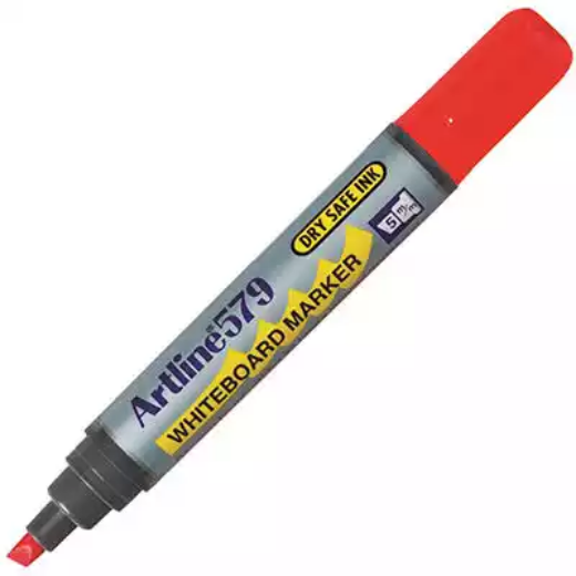 Picture of ARTLINE 579 WHITEBOARD MARKER CHISEL 5MM RED