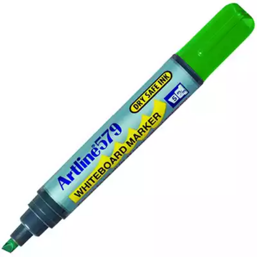 Picture of ARTLINE 579 WHITEBOARD MARKER CHISEL 5MM GREEN