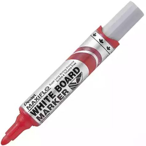 Picture of PENTEL MWL5 MAXIFLO WHITEBOARD MARKER BULLET 2.1MM RED