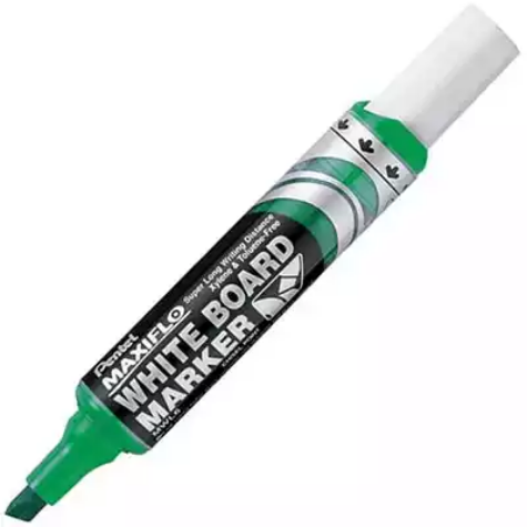 Picture of PENTEL MWL6 MAXIFLO WHITEBOARD MARKER CHISEL 7.0MM GREEN