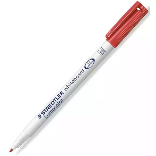 Picture of STAEDTLER 301 LUMOCOLOR WHITEBOARD PEN RED BOX 10