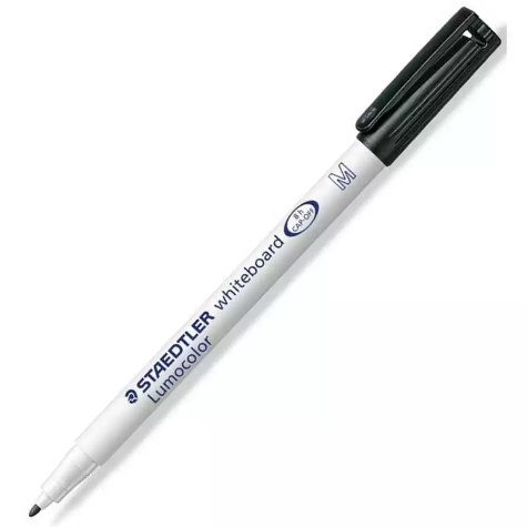 Picture of STAEDTLER 301 LUMOCOLOR WHITEBOARD PEN BLACK BOX 10