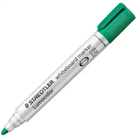 Picture of STAEDTLER 351 LUMOCOLOR WHITEBOARD MARKER BULLET GREEN