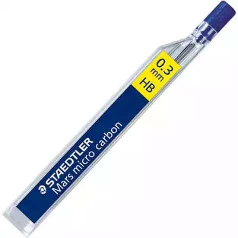Picture of Staedtler Mars Micro Carbon Mechanical Pencil Lead Refill 0.3MM Tube of 12