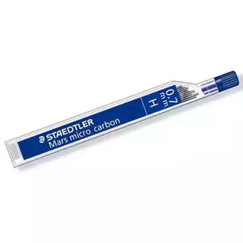 Picture of STAEDTLER 250 MARS MICRO CARBON MECHANICAL PENCIL LEAD REFILL H 0.7MM TUBE 12