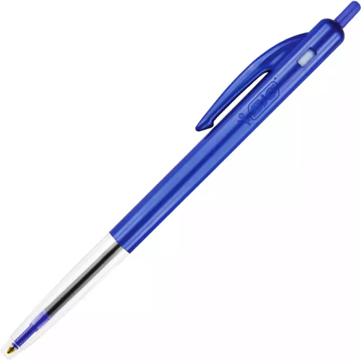 Picture of BIC CLIC RETRACTABLE BALLPOINT PEN 1.0MM BLUE BOX 10