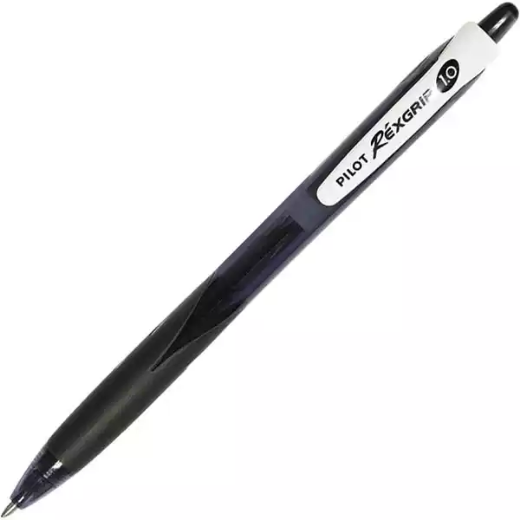 Picture of PILOT BEGREEN REXGRIP RETRACTABLE BALLPOINT PEN 1.0MM BLACK