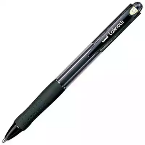 Picture of UNI-BALL SN100 LAKNOCK RETRACTABLE BALLPOINT PEN 1.4MM BLACK