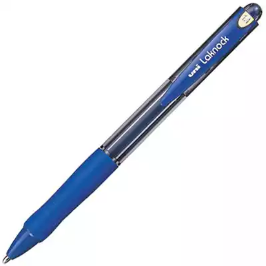 Picture of UNI-BALL SN100 LAKNOCK RETRACTABLE BALLPOINT PEN 1.4MM BLUE