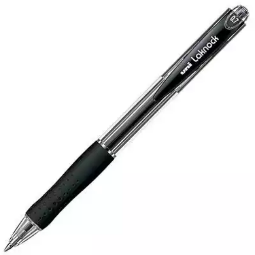 Picture of UNI-BALL SN100 LAKNOCK RETRACTABLE BALLPOINT PEN 1.0MM BLACK