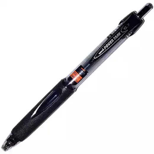 Picture of UNI-BALL SN227 POWER TANK RETRACTABLE BALLPOINT PEN 0.7MM BLACK