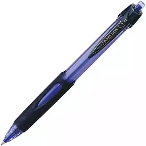 Picture of UNI-BALL SN227 POWER TANK RETRACTABLE BALLPOINT PEN 0.7MM BLUE