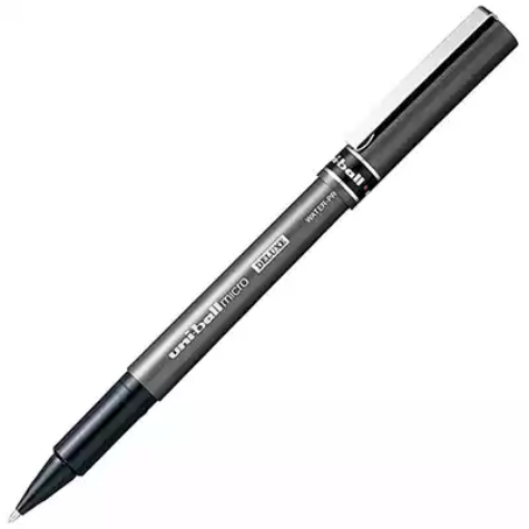 Picture of UNI-BALL UB-155 DELUXE LIQUID INK ROLLERBALL PEN 0.5MM BLACK