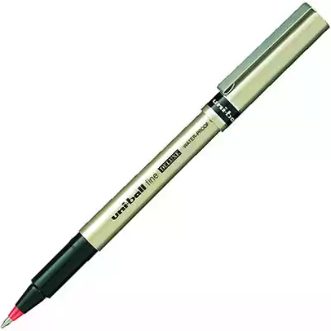 Picture of UNI-BALL UB-177 DELUXE LIQUID INK ROLLERBALL PEN 0.7MM RED