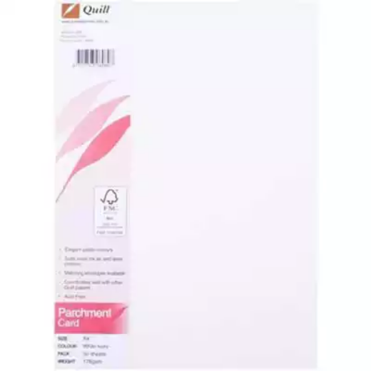 Picture of QUILL PARCHMENT PAPER 90GSM A4 WHITE IVORY PACK 100