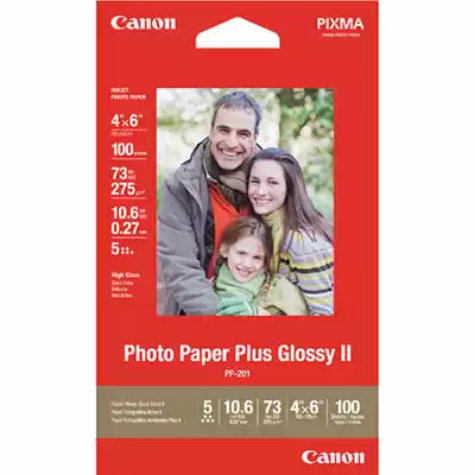 Picture of CANON PP-301 GLOSSY PHOTO PAPER 265GSM 4 X 6 INCH WHITE PACK 100