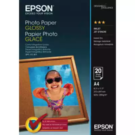 Picture of EPSON C13S042538 GLOSSY PHOTO PAPER 200GSM A4 WHITE PACK 20