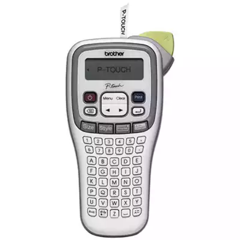 Picture of BROTHER PT-H105 P-TOUCH HANDHELD PORTABLE LABEL MAKER WHITE/GREY