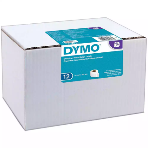 Picture of DYMO 0722420 LW ADDRESS LABELS 54 X 101MM WHITE ROLL 220 BOX 12